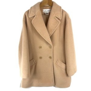 Laurel VINTAGE Camel Color Alpaca/Wool Coat